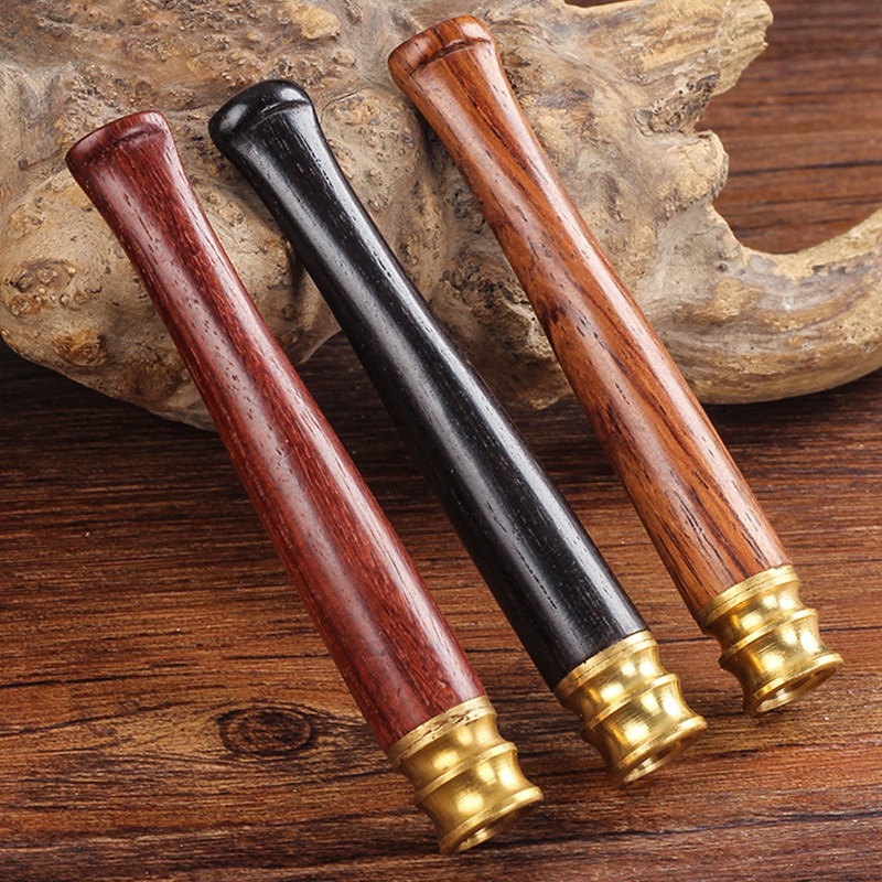 Smoking & Vaping Accessories - 73mmシガレットホルダー 太いタバコや細いタバコの筒に対応 フィルターエレメントは洗浄可能 金属製煙口フィルター 男性へのギフト