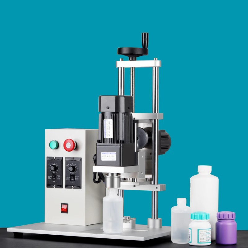 Juice Bottle Dropper - 卓上半自動ボトルキャッピングマシン（スクリューキャップ、ユニコーンジュース、液体スプレーキャップ、ツイストガラスドロッパーキャッパー用）