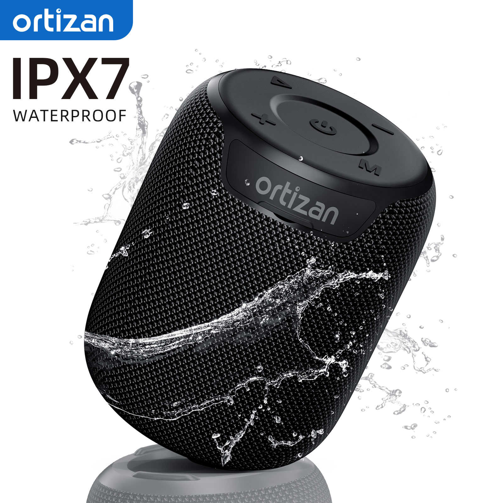 Anker Speaker Soundcore Mini - Ortizan-ポータブルワイヤレススピーカー,Bluetooth 5,防水IPX7,15W,ステレオサウンド,デュアルサービス,TF/AUX