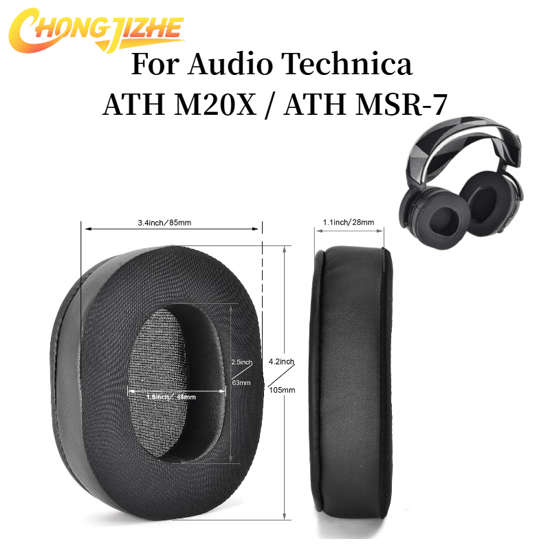 Audio Technica Headphone Ath-M20X - 交換用イヤーパッドフォームイヤーパッドオーディオテクニカ ATH M20X /ATH MSR-7 ヘッドフォン耳あてイヤホンスリーブヘッドセット修理部品