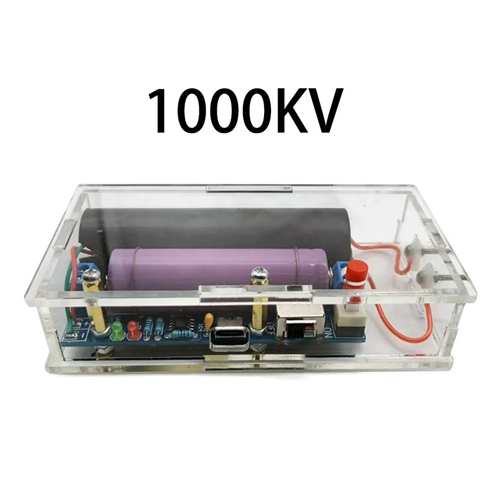 Coil Building Kit - 調整可能なプラズマアークテスラコイルDIY組立モジュール DC 3.7V-6V 学生科学プロジェクト用電子実験教育キット