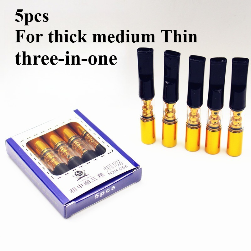 Smoking & Vaping Accessories - 5箱入り携帯用タバコフィルター、タール除去シガレットホルダー、高品質取り外し可能タバコフィルター、ミニ喫煙フィルター