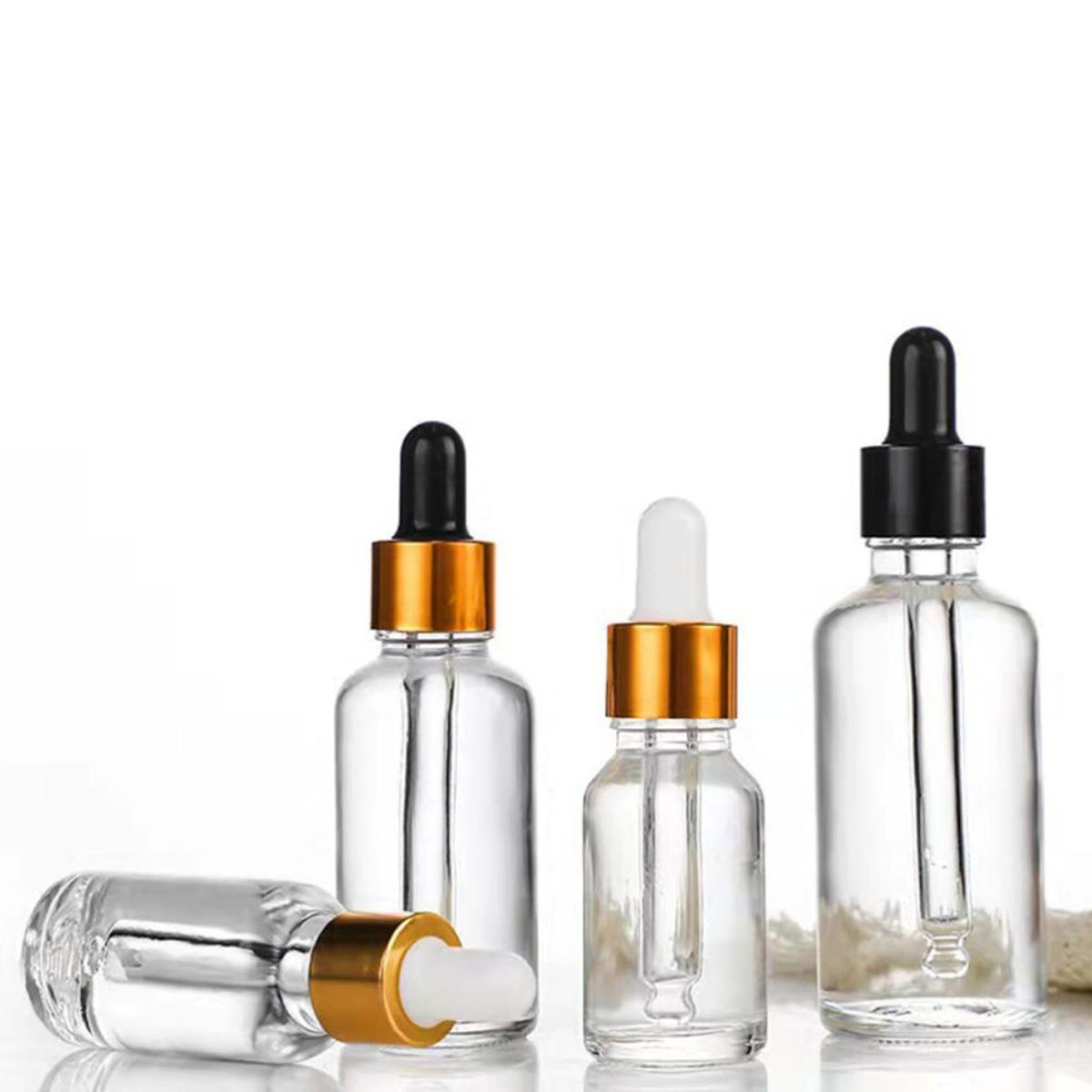 透明なガラス瓶、化粧品、香水、エッセンシャルオイル、液体、空 - Juice Bottle Dropper のレビューと価格