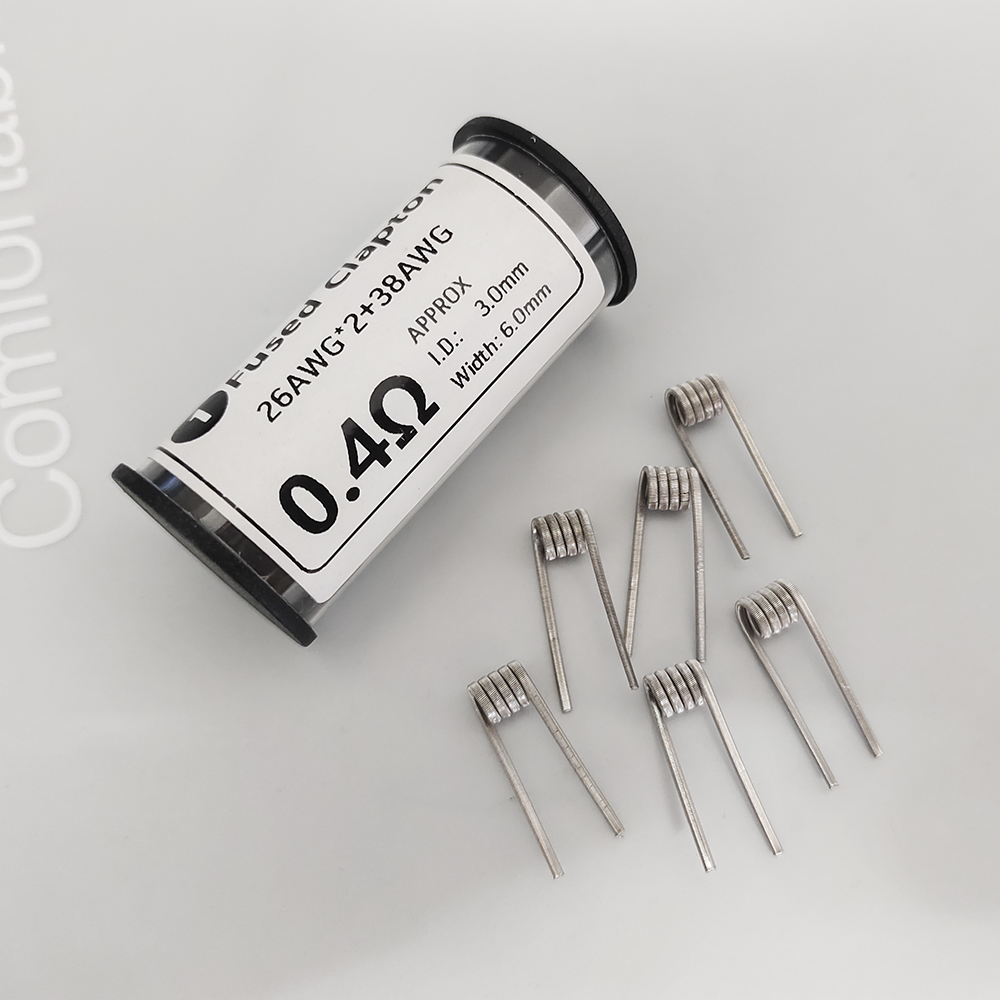 6 個 Ni80 26x2+38AWG ID3.0 0.4o - Coil Building Kit のレビューと価格