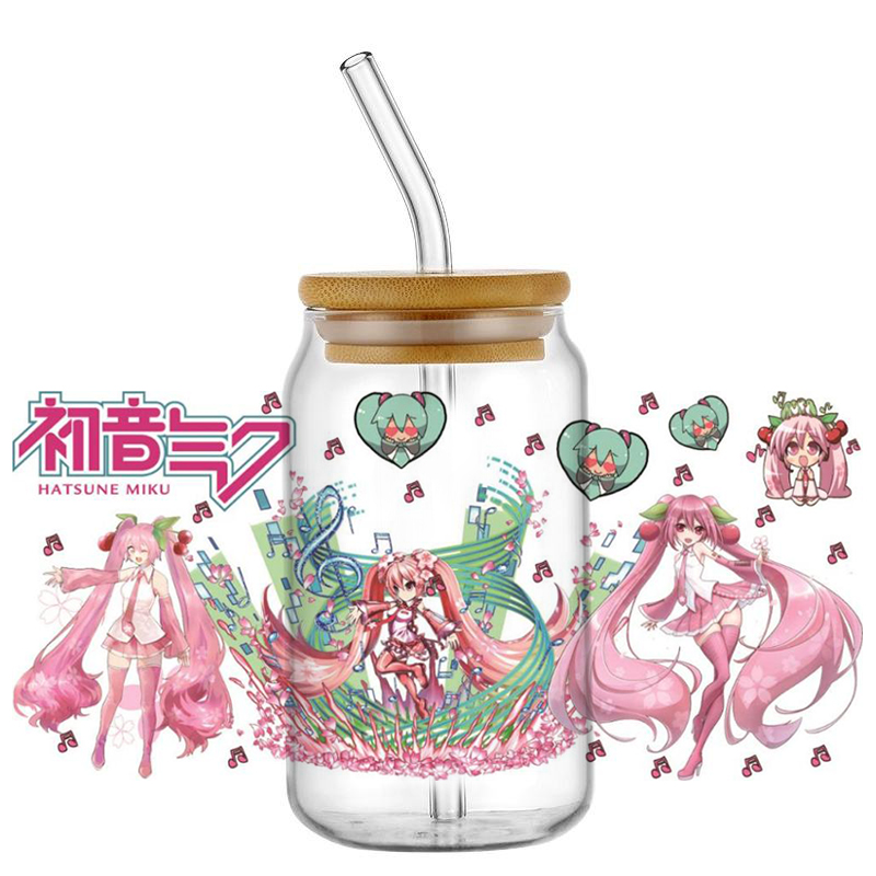 初音ミク UV DTF カップラップ 16 オンス Uvdt - Rdta Tank Glass のレビューと価格