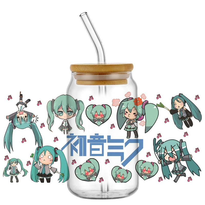 初音ミク UV DTF カップラップ 16 オンス Uvdt - Rdta Tank Glass のレビューと価格