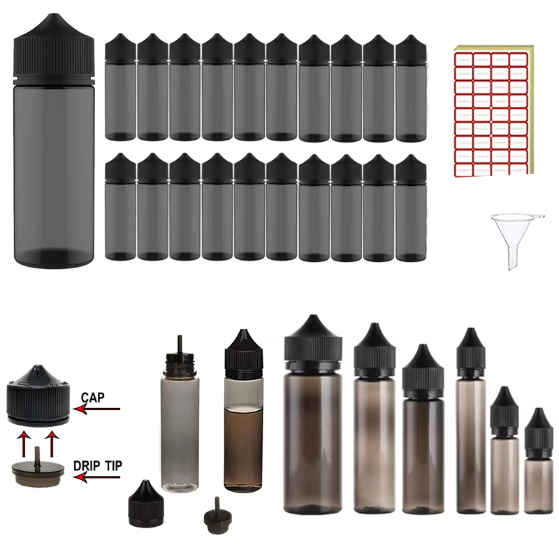 20 個 30-120 ミリリットル PET 空ボトルプラス - Juice Bottle Dropper のレビューと価格