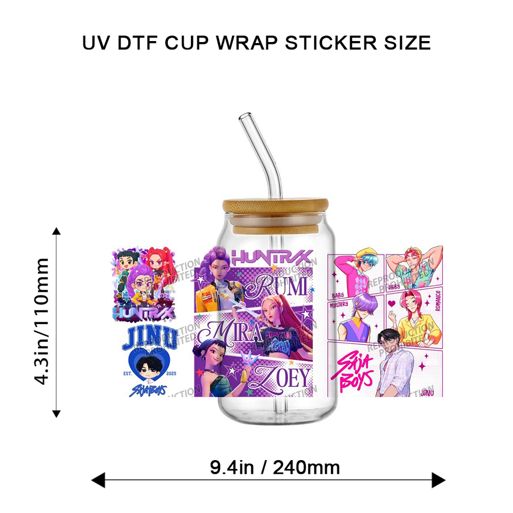 サジャボーイズ K-POPチーム UV DTF カップ転写ス - Rdta Tank Glass のレビューと価格