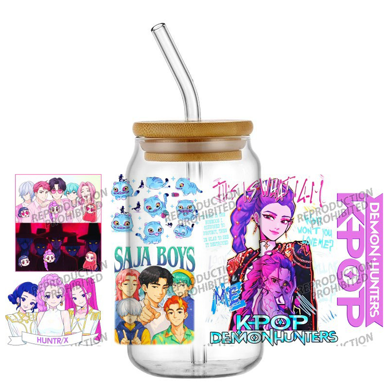 サジャボーイズ K-POPチーム UV DTF カップ転写ス - Rdta Tank Glass のレビューと価格