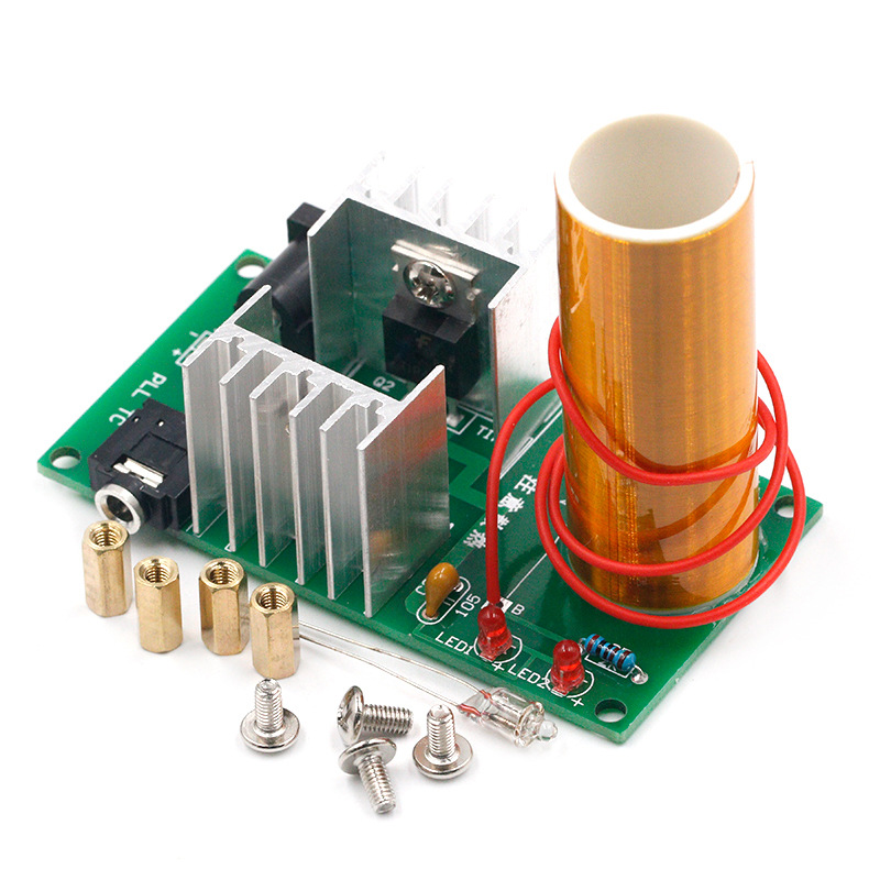 ミニテスラコイルDIY電子キットDC 15-24V 15Wテ - Coil Building Kit のレビューと価格