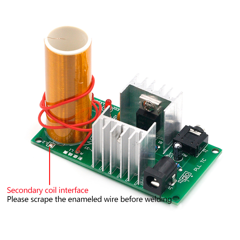 ミニテスラコイルDIY電子キットDC 15-24V 15Wテ - Coil Building Kit のレビューと価格