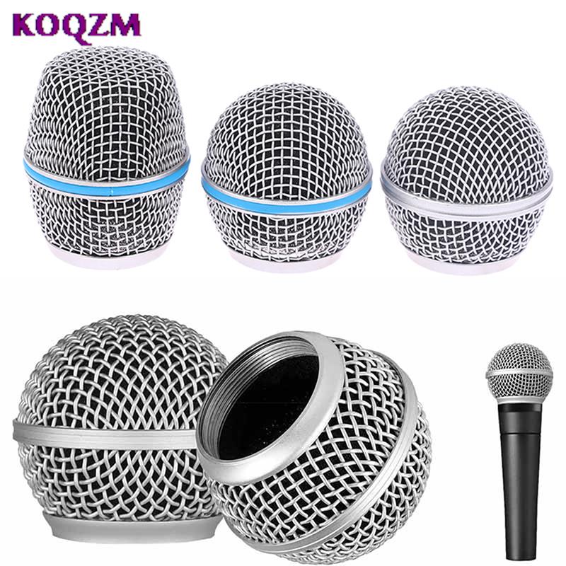 1PC マイク交換ヘッド鋼 SM58 メッシュハンドヘルドマ - Shure Mic Mv7 のレビューと価格