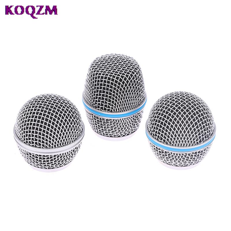 1PC マイク交換ヘッド鋼 SM58 メッシュハンドヘルドマ - Shure Mic Mv7 のレビューと価格